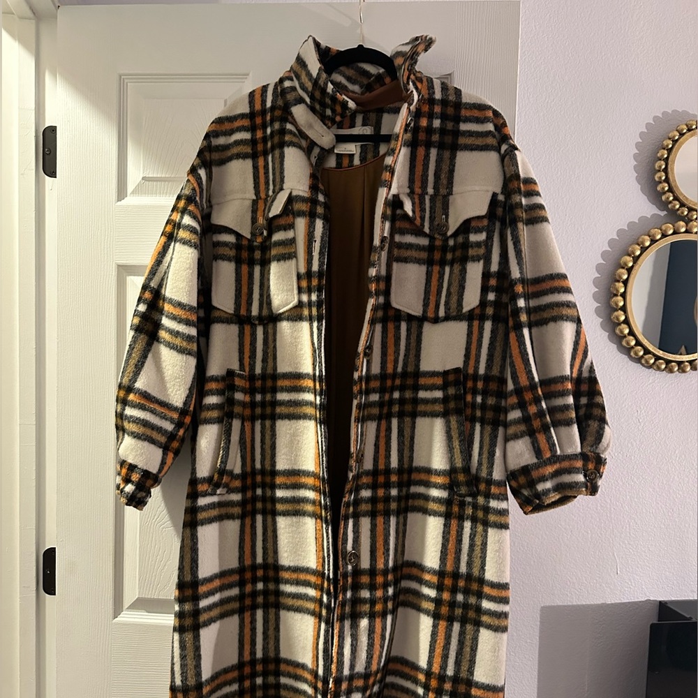 Oversized Plaid Jacket Treasure and Bond
